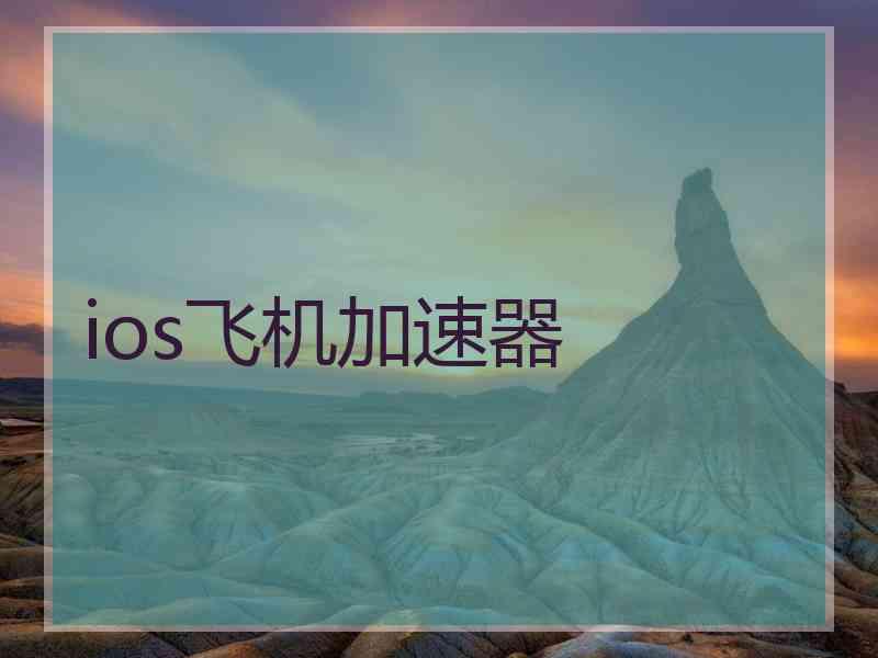 ios飞机加速器